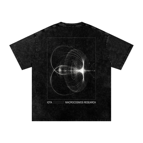 Snow Washed Oversized Cotton IOTA T-Shirt