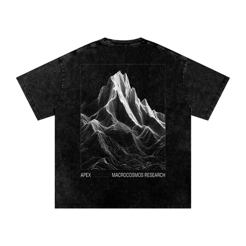 Snow Washed Oversized APEX Cotton T-Shirt